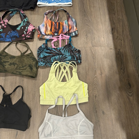 Sports bra / top bundle mostly Lululemon size 6 good used  condition - Picture 2 of 4